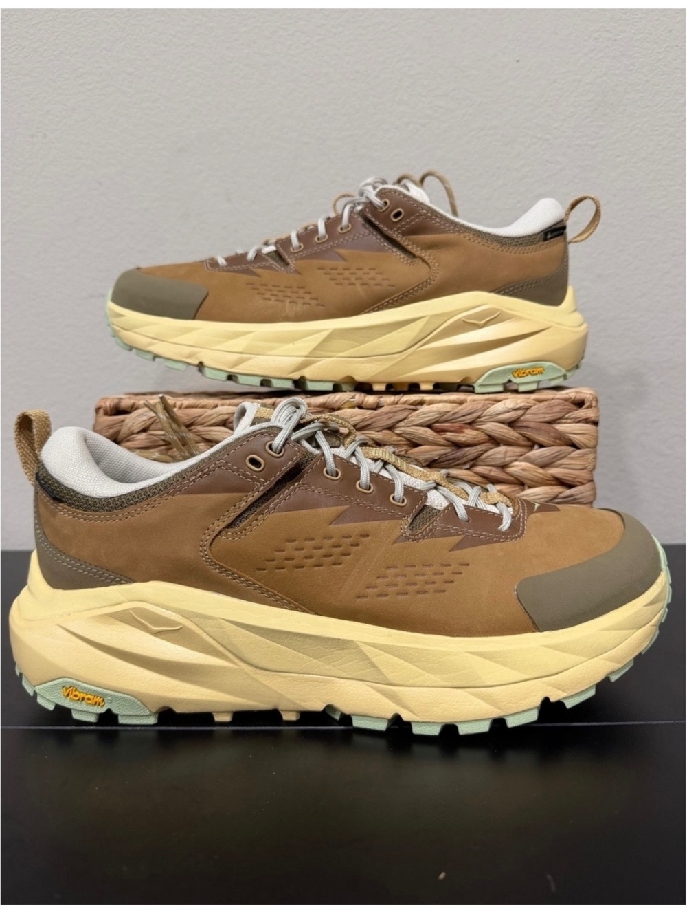 Size 10 - Hoka Kaha Low GORE-TEX “Elite Terrain System - Wheat Mushroom”